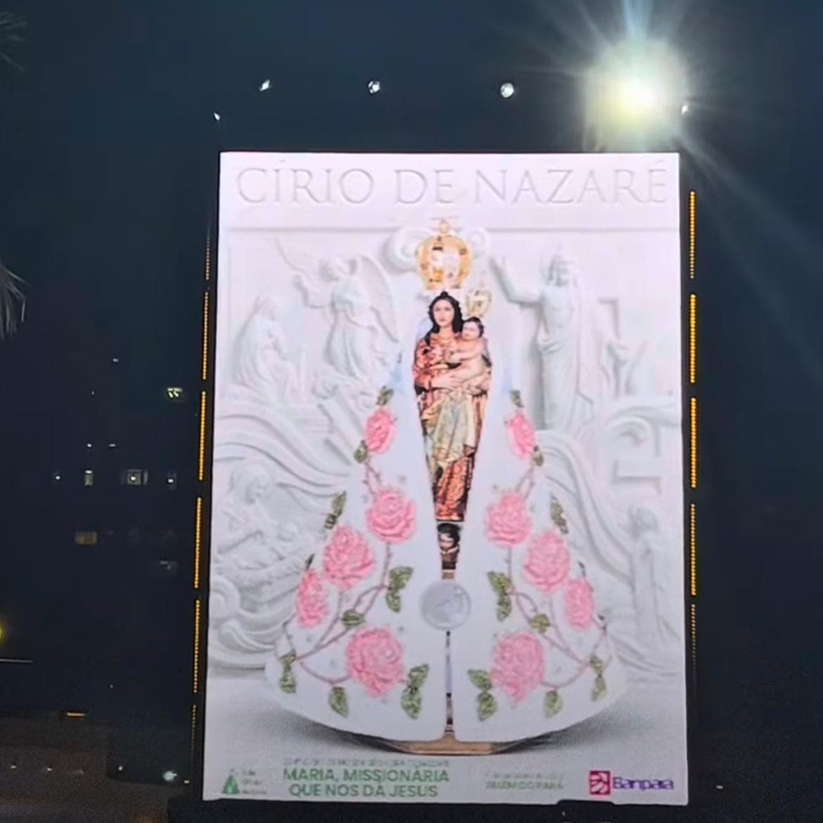 Cartaz oficial do Círio de Nazaré 2026 é apresentado a milhares de fiéis em Belém