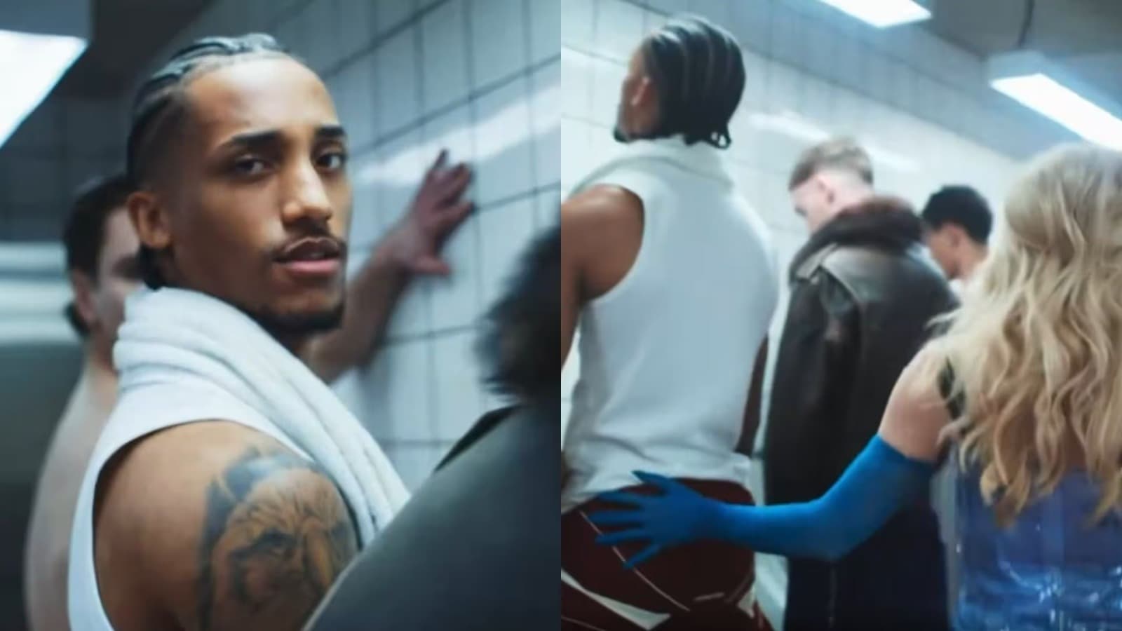 Atacante João Pedro, do Chelsea, estrela cena em banheiro no novo vídeo de Madonna