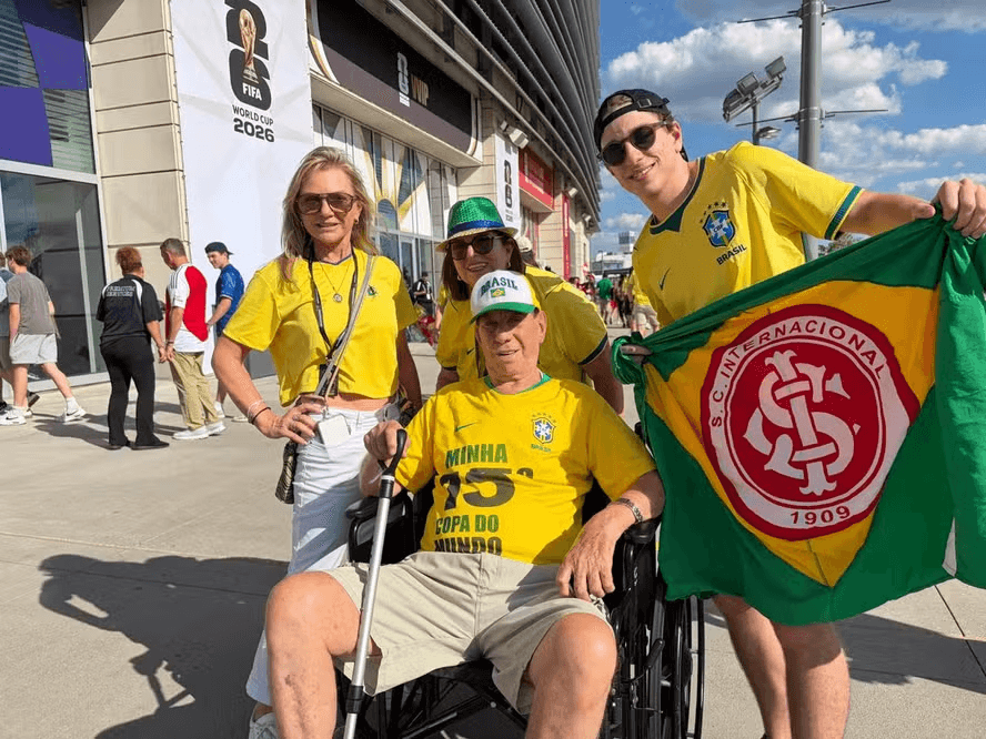 Veterano! Brasileiro de 90 anos vai aos EUA para sua 15ª Copa do Mundo