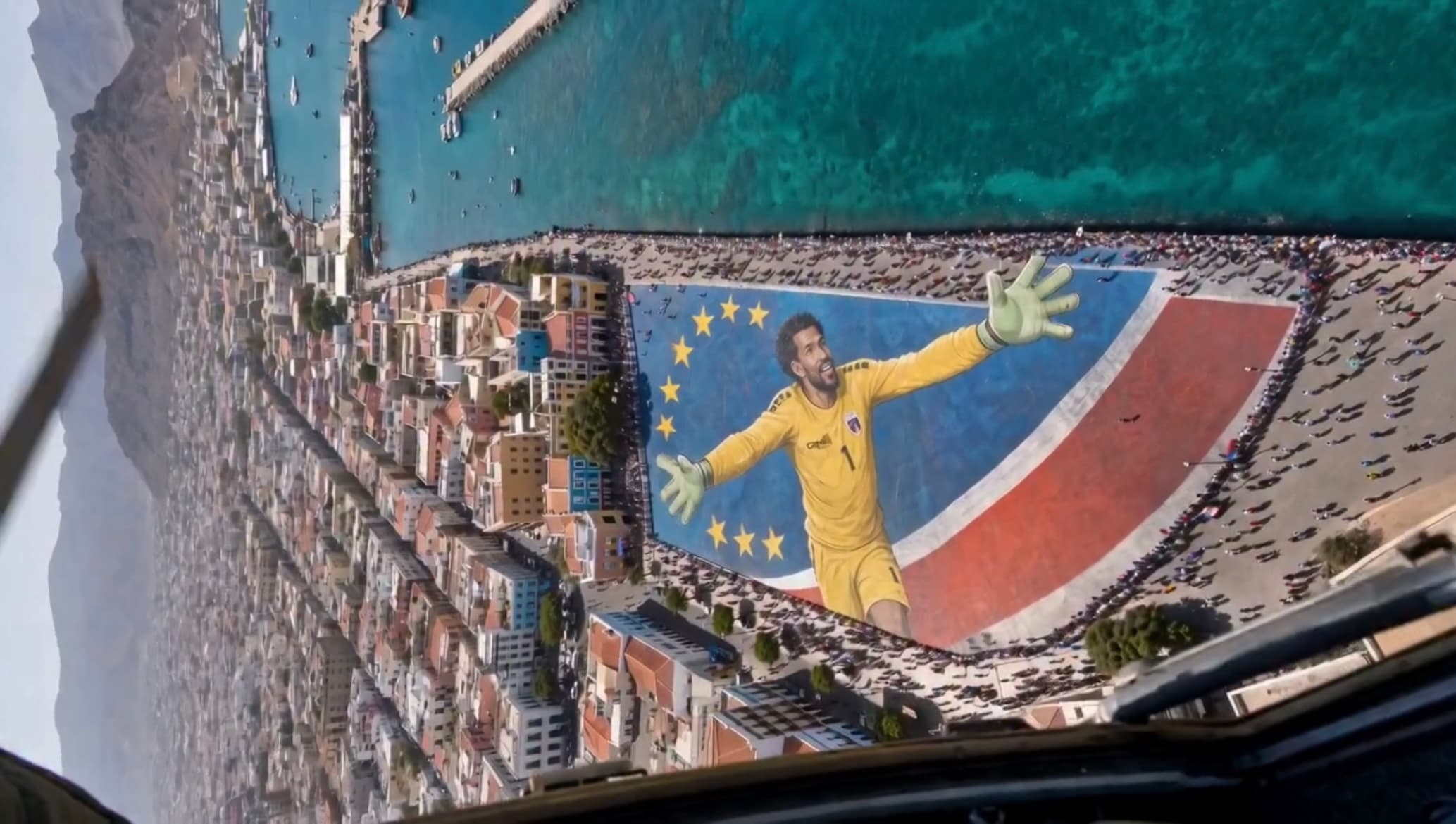 Ídolo de Cabo Verde, goleiro Vozinha ganha homenagem com IA de editor brasileiro