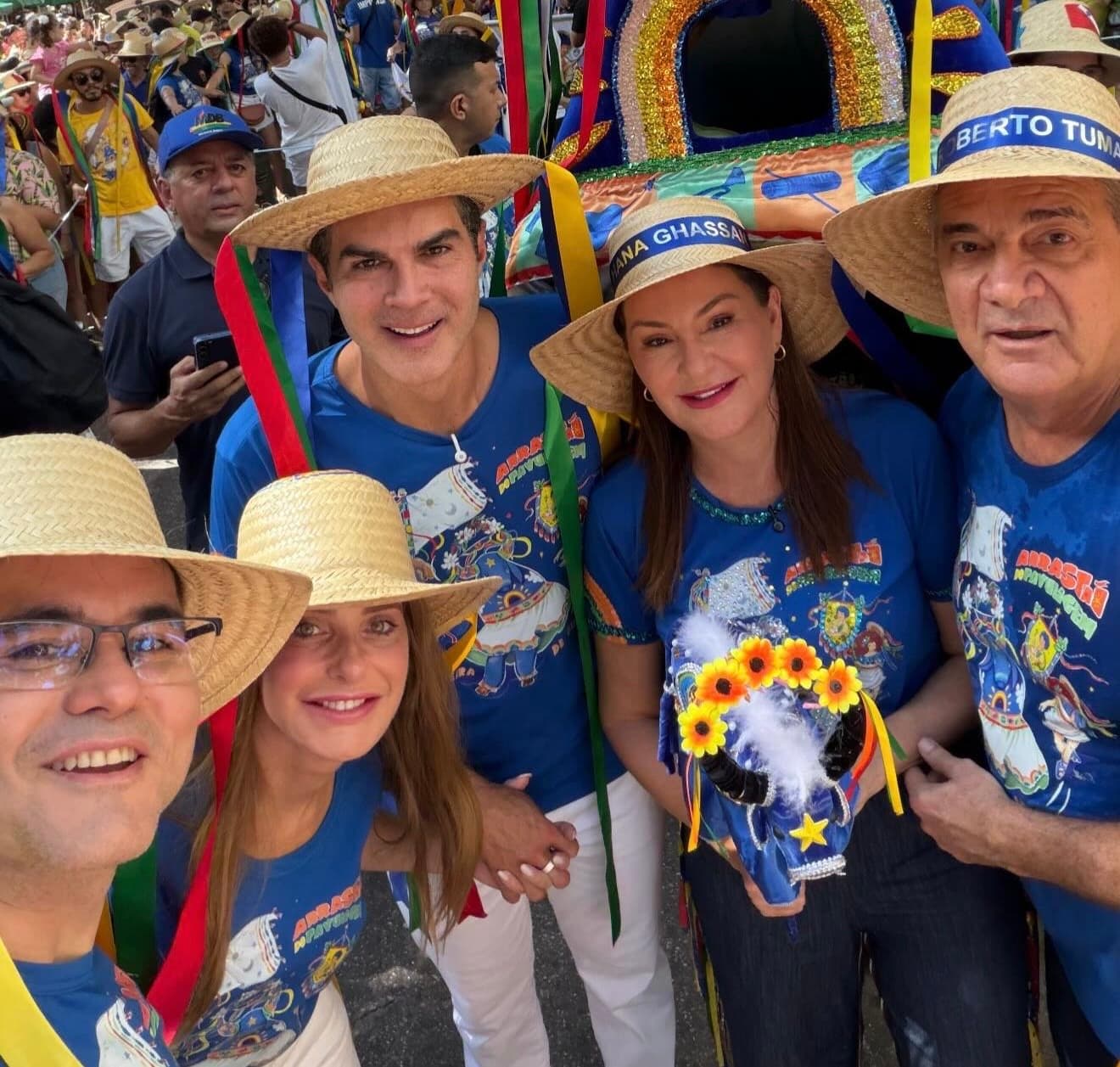 Arrastão do Pavulagem reúne governadora Hana e Helder Barbalho neste domingo