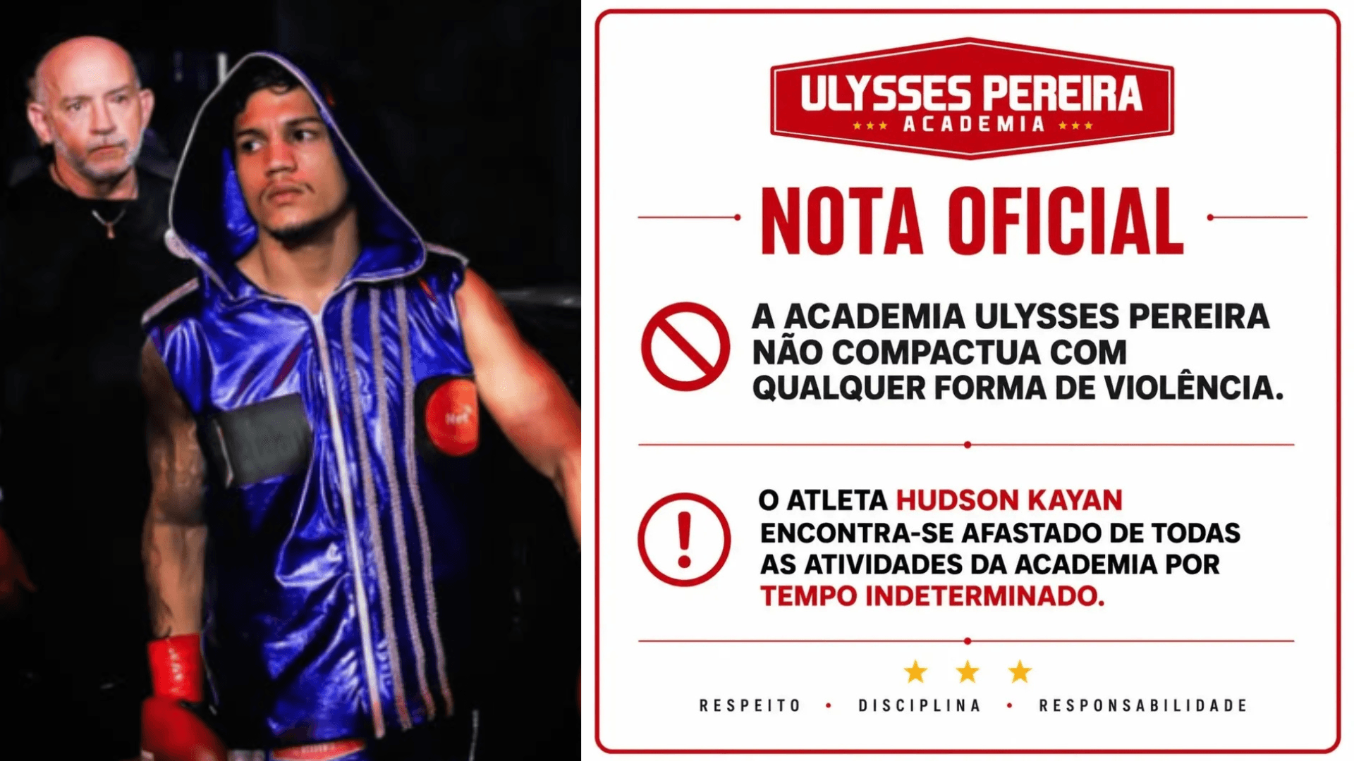 Academia afasta boxeador denunciado por agredir ex-companheira com bebê no colo em Belém 