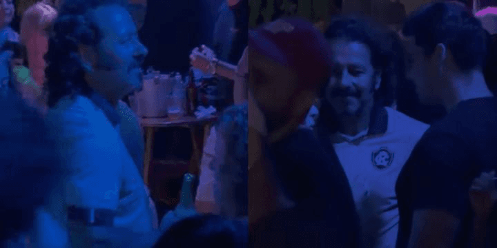     Em Belém, Marcos Palmeira curte show usando camisa do Remo