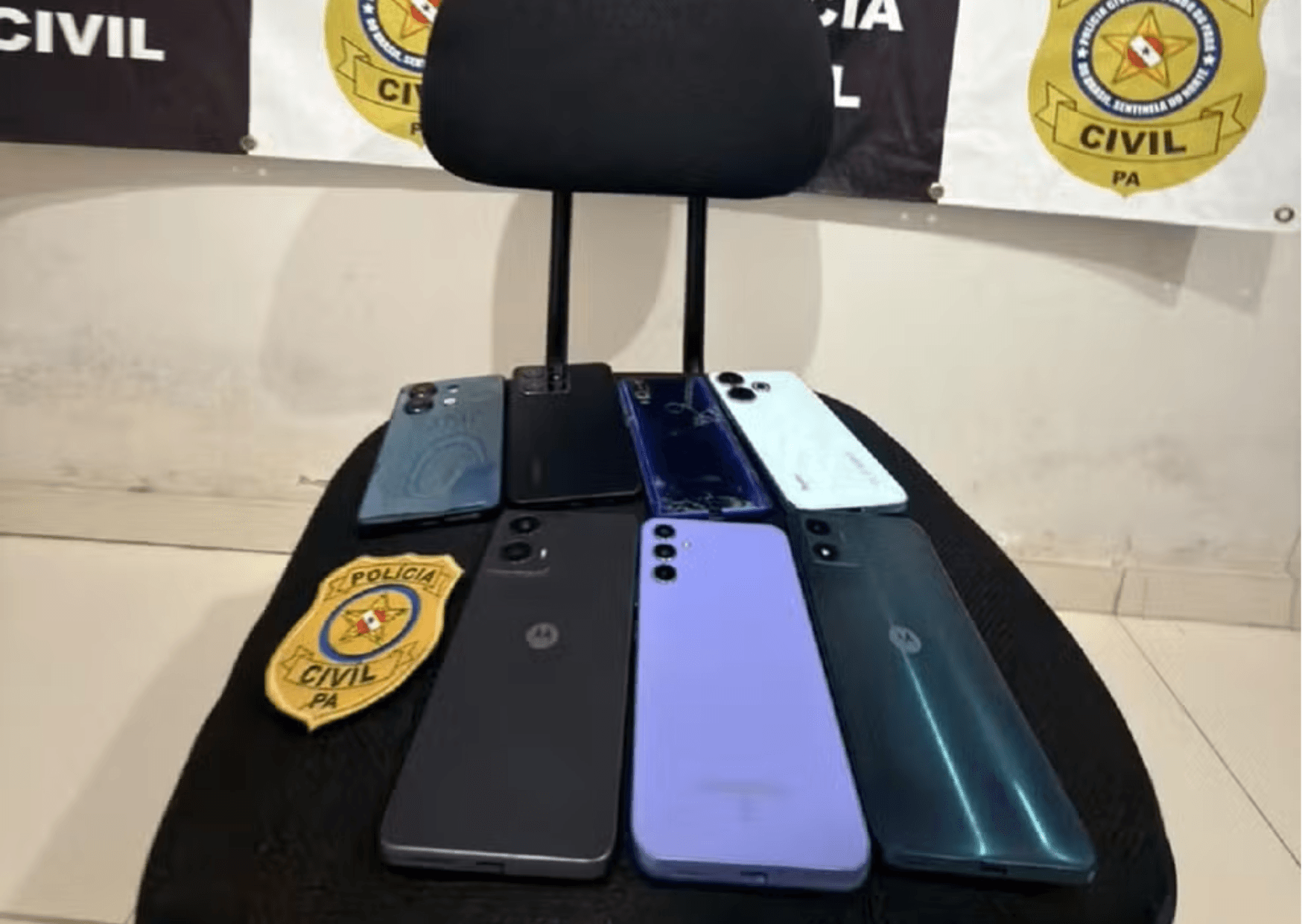 Polícia Civil recupera celulares roubados e intima mais de 25 pessoas durante operação em Oeiras do Pará