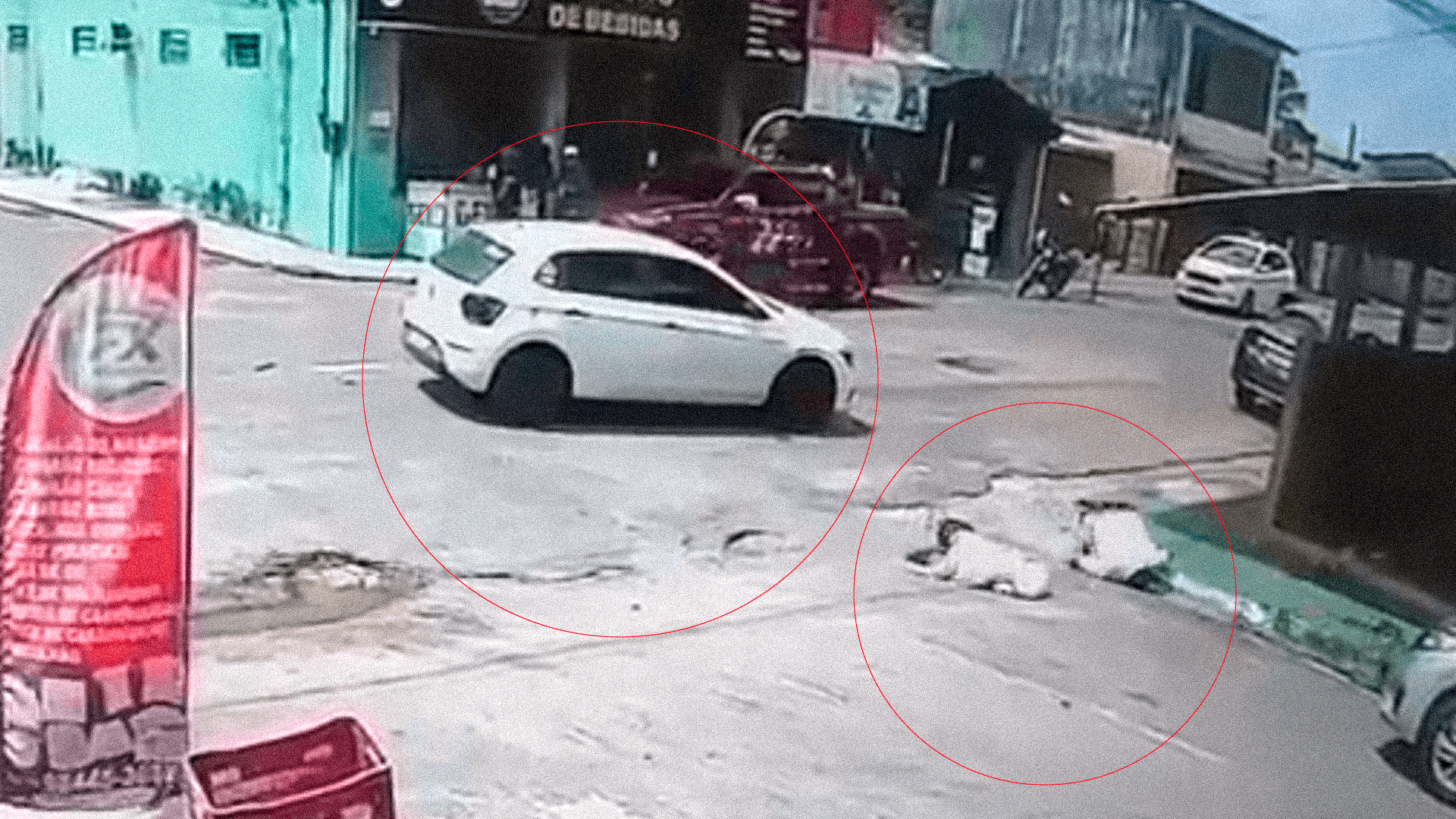 Acidente entre carro e motocicleta deixa dois feridos em cruzamento de Mosqueiro