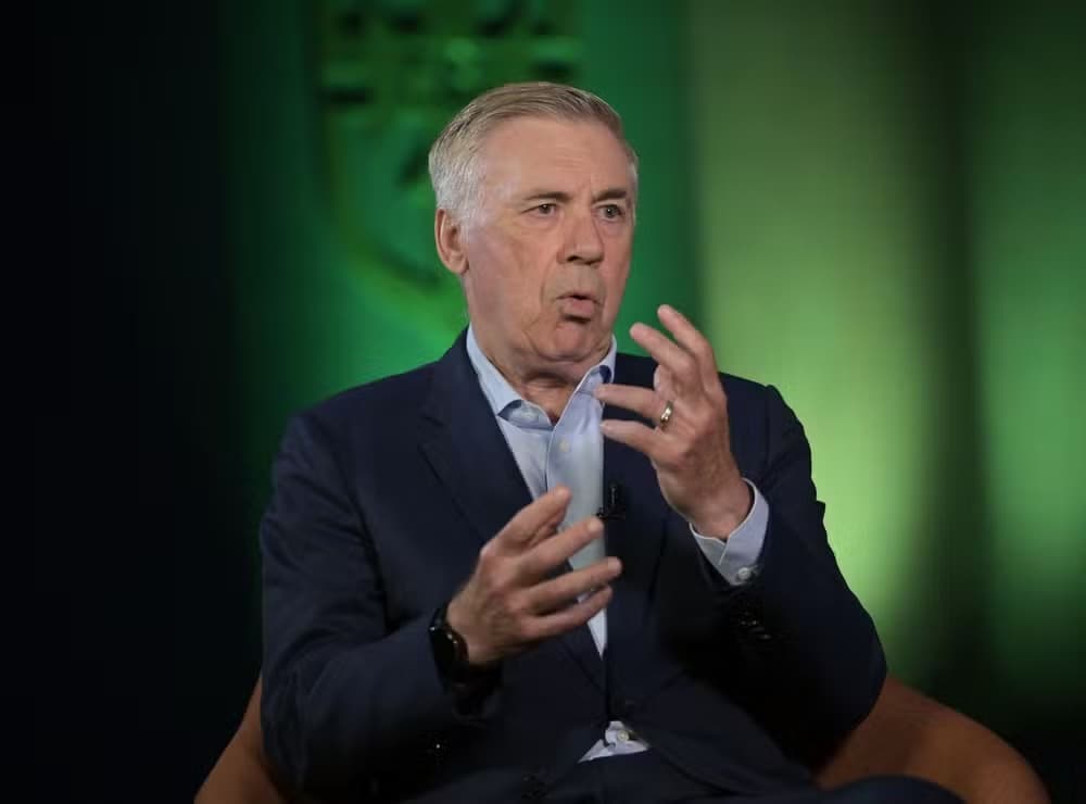 Ancelotti planeja renovação na Seleção e cita Endrick, Estêvão e Rayan