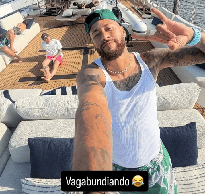 Neymar rebate declaração do presidente do Remo em rede social: 'Vagabundiando'