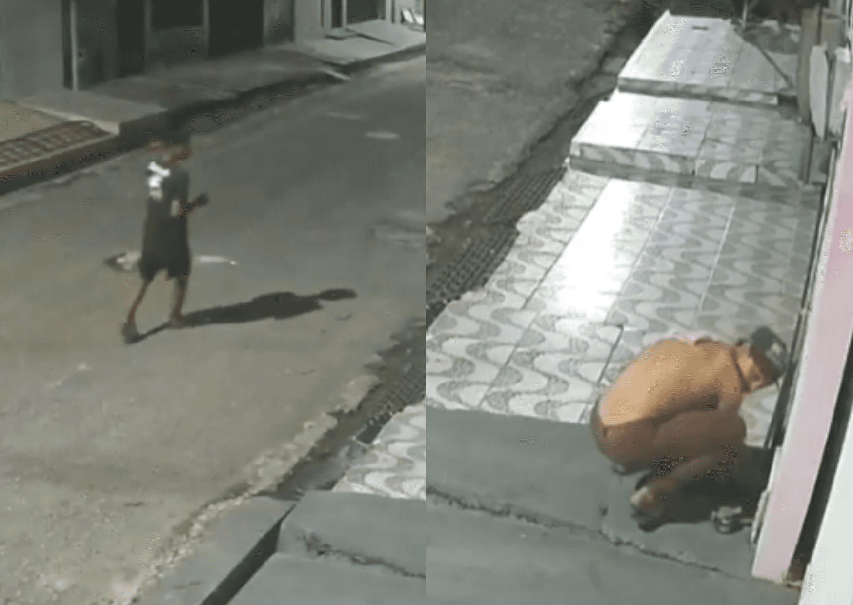 Dupla é flagrada ao furtar hidrômetro de imóvel em Ananindeua