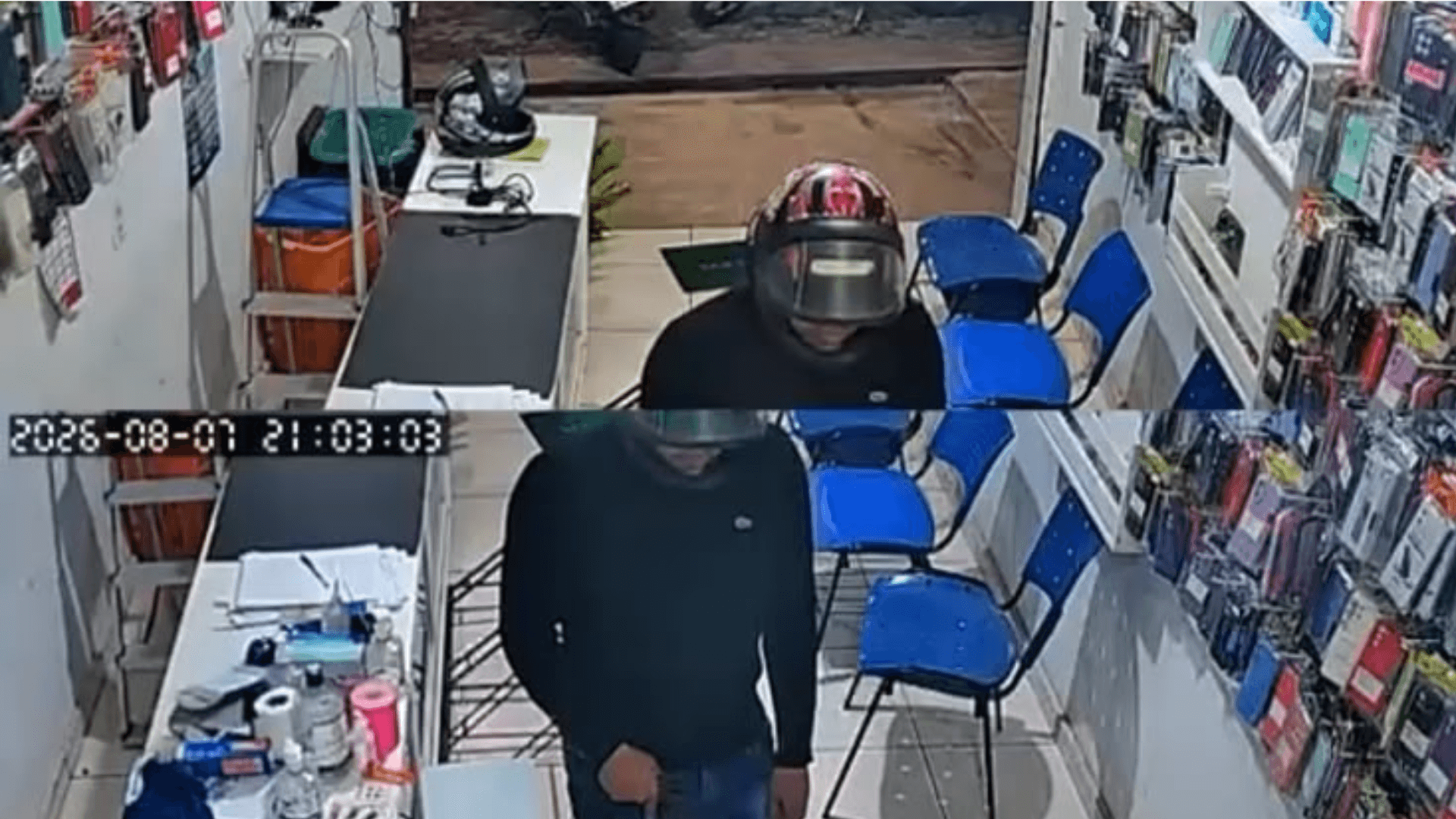 Criminosos armados invadem assistência técnica em Marituba