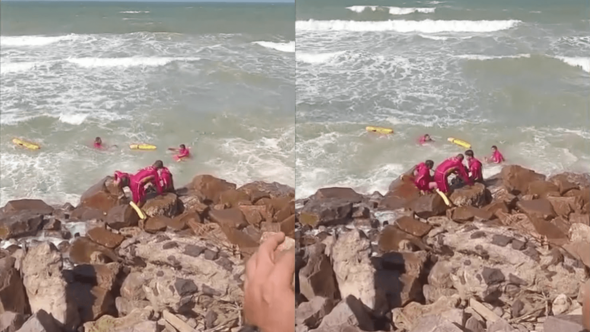 Bombeiros resgatam homem embriagado e evitam afogamento na praia de Ajuruteua