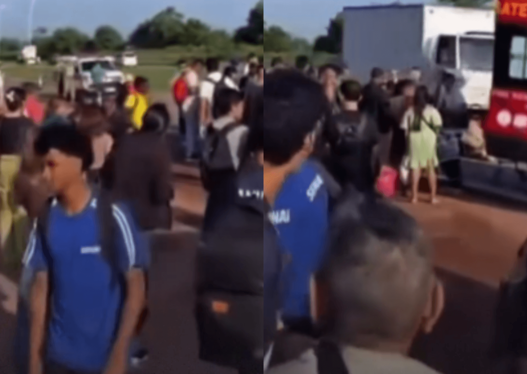 Colisão entre moto e ônibus do BRT é registrada na BR-316, em Santa Izabel do Pará