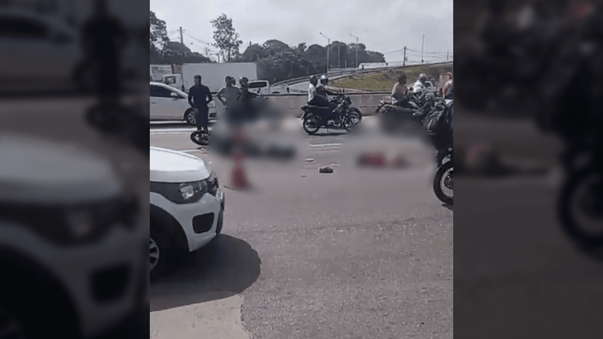 Casal morre após colisão entre caminhão e motocicleta na BR-316, em Ananindeua 