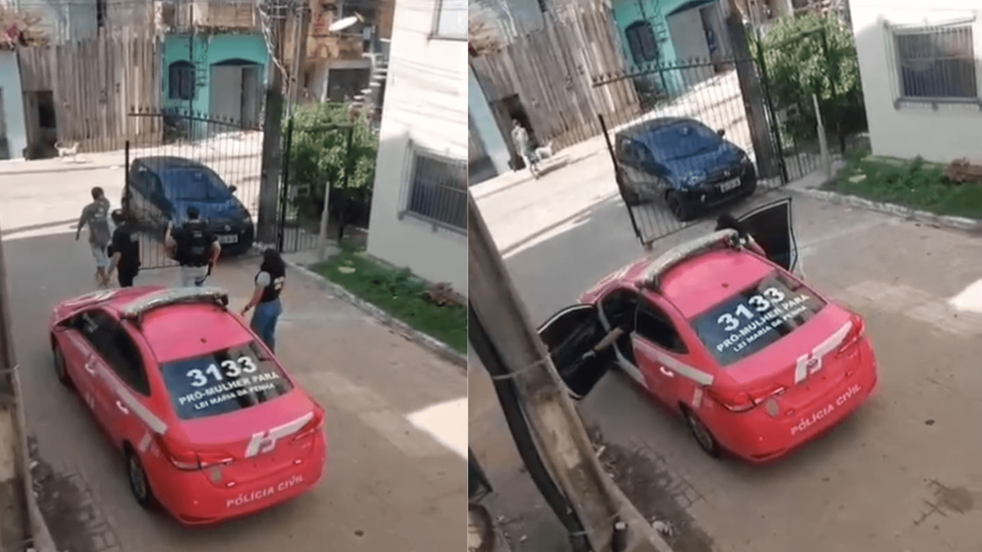 Viatura atropela gata grávida em residencial no Guamá e agente discute com morador