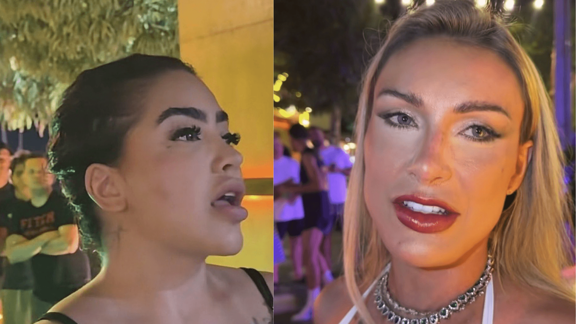 Andressa Urach e MC Mirella saem no tapa no Rancho do Maia