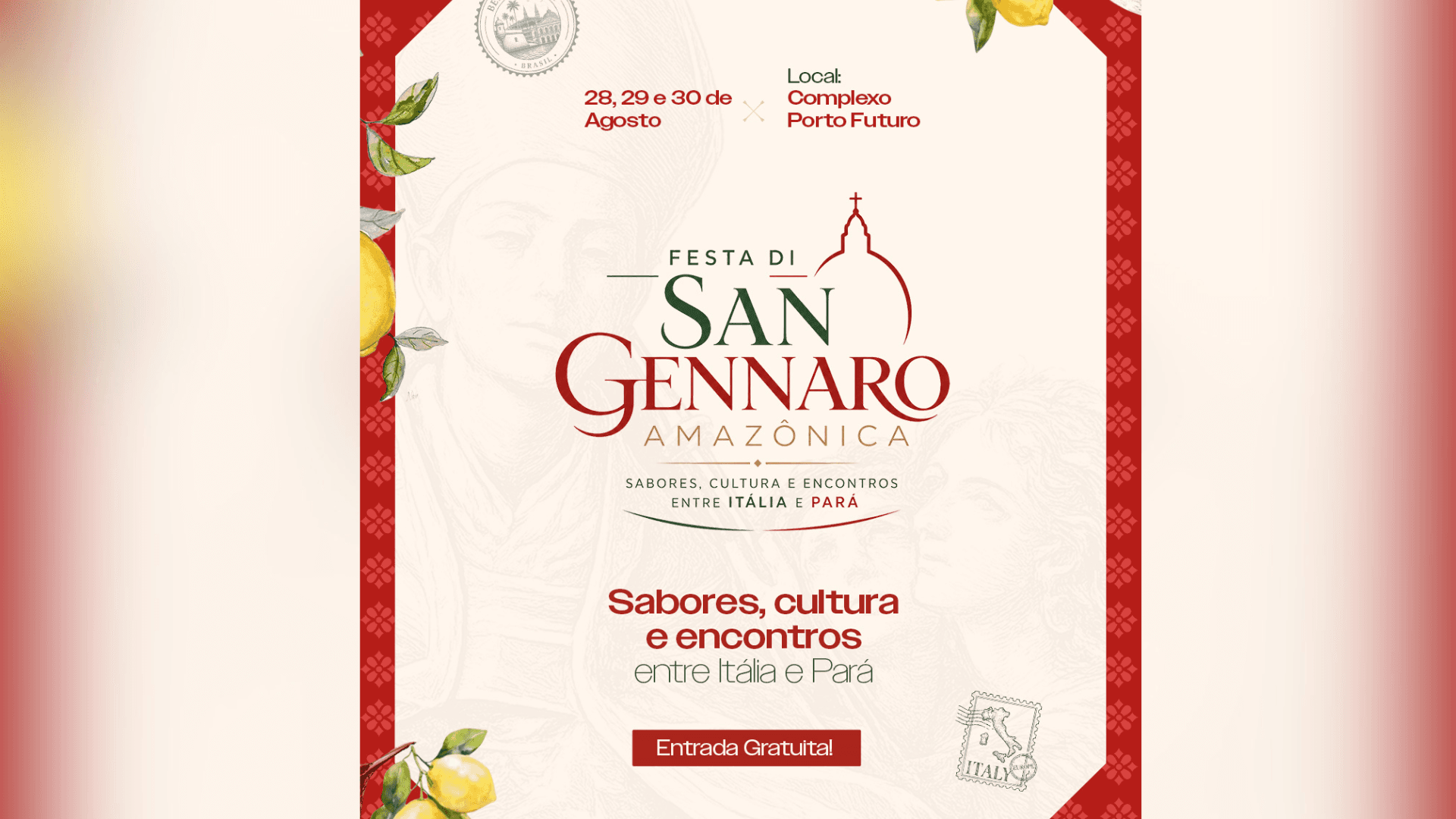 Festa di San Gennaro Amazônica reúne gastronomia, cultura e tradição  italiana em Belém
