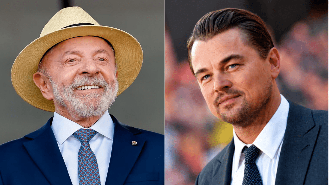 Lula e Janja recebem Leonardo DiCaprio no Planalto em encontro sobre meio ambiente