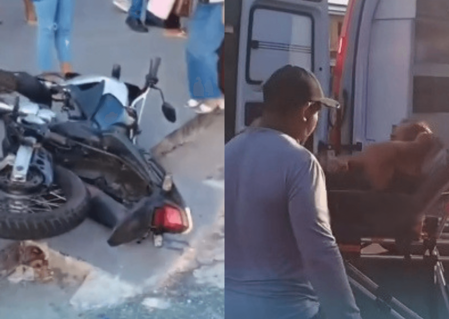 Acidente em Castanhal deixa motociclista ferido na manhã desta quinta-feira (3)