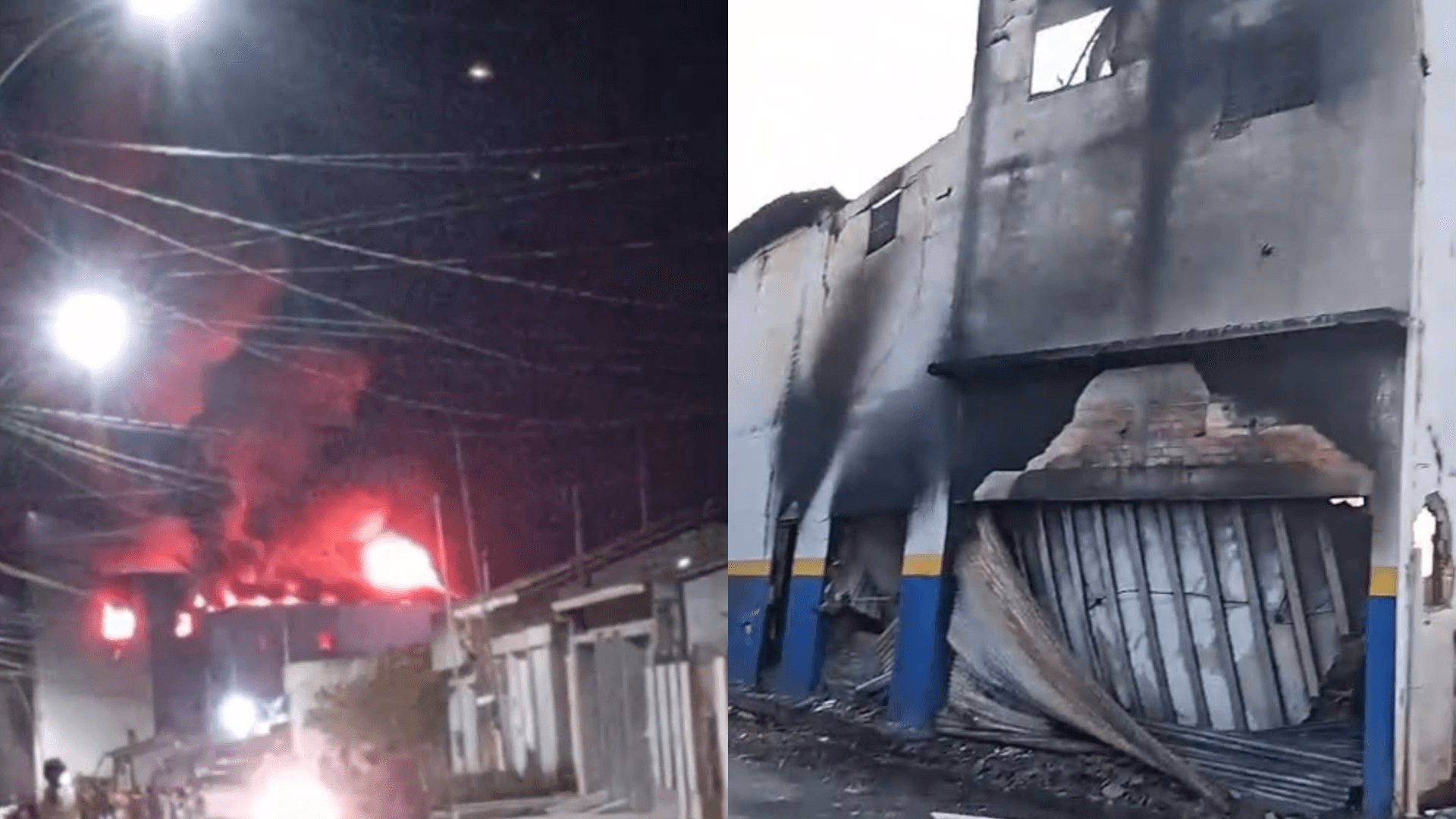 Incêndio de grandes proporções deixa quatro pessoas mortas em Capanema