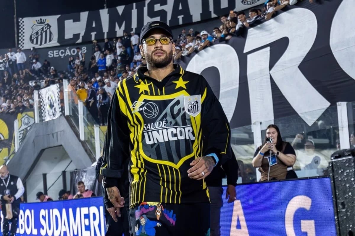 Neymar provoca torcida do Atlético-MG na Vila: "Não jogo contra time pequeno"