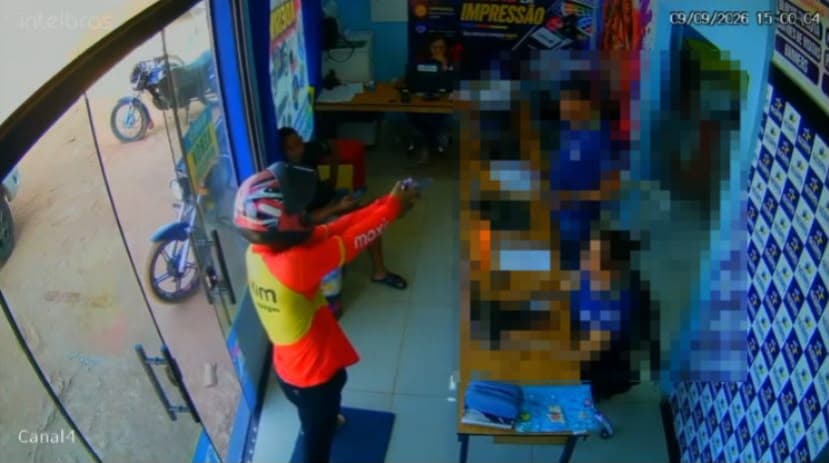 Suspeito armado rende funcionários e cliente durante assalto a gráfica em Santarém