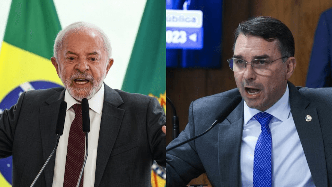 Pesquisa Real Big Data mostra Lula à frente de Flávio Bolsonaro no 2º turno e em empate técnico com Caiado e Zema