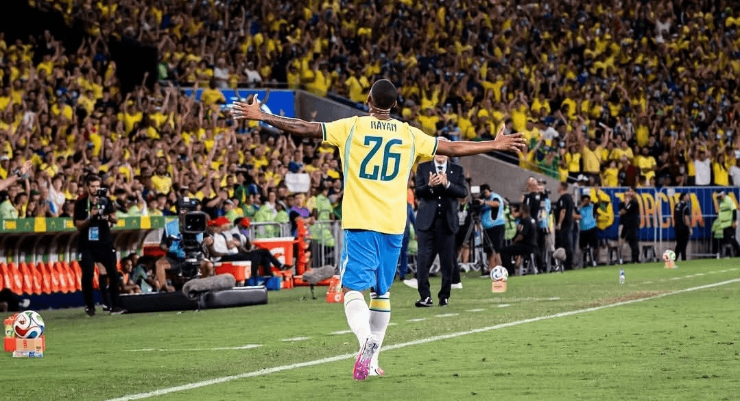Rayan supera Endrick e Vini Jr e assume posto de convocado mais valioso do Brasil para a Copa