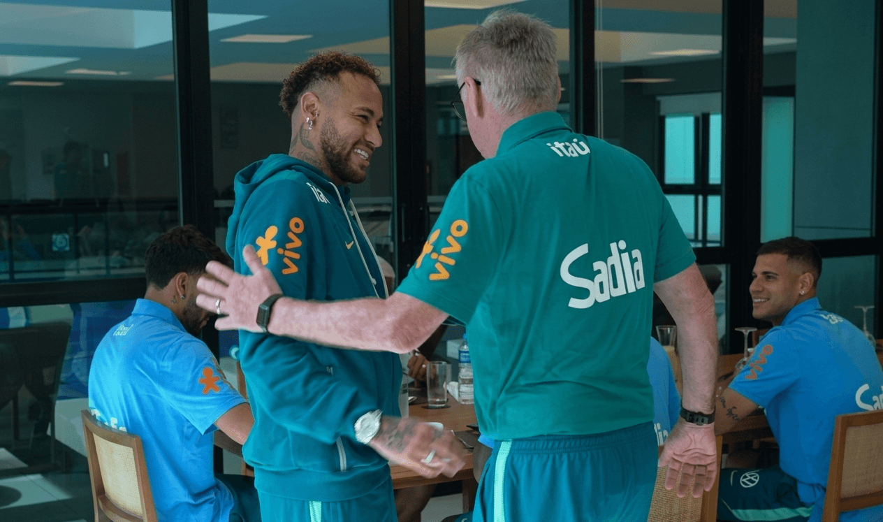 Neymar fará nova ressonância na segunda e Ancelotti projeta retorno ao grupo da Seleção