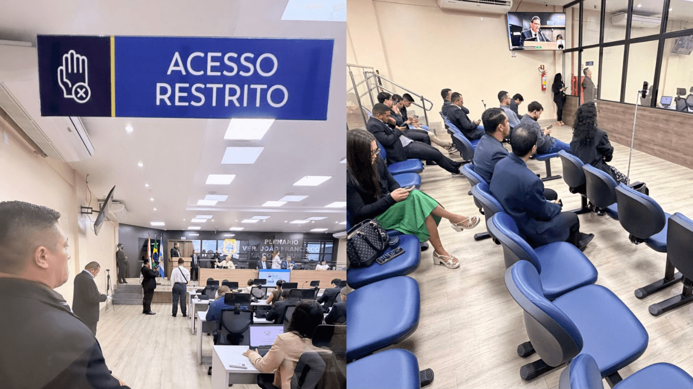 Câmara de Ananindeua fecha galeria ao público e restringe acesso de imprensa e assessores