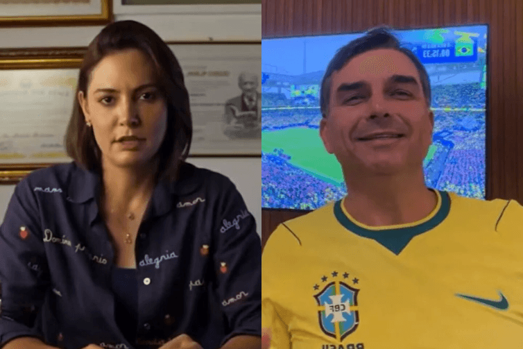 Flávio Bolsonaro fala em 'página virada' após Michelle expor desentendimento na família