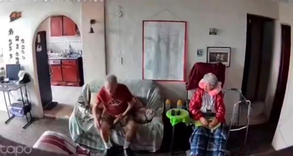 Vídeo mostra casal de idosos abraçado durante terremotos que atingiram a Venezuela
