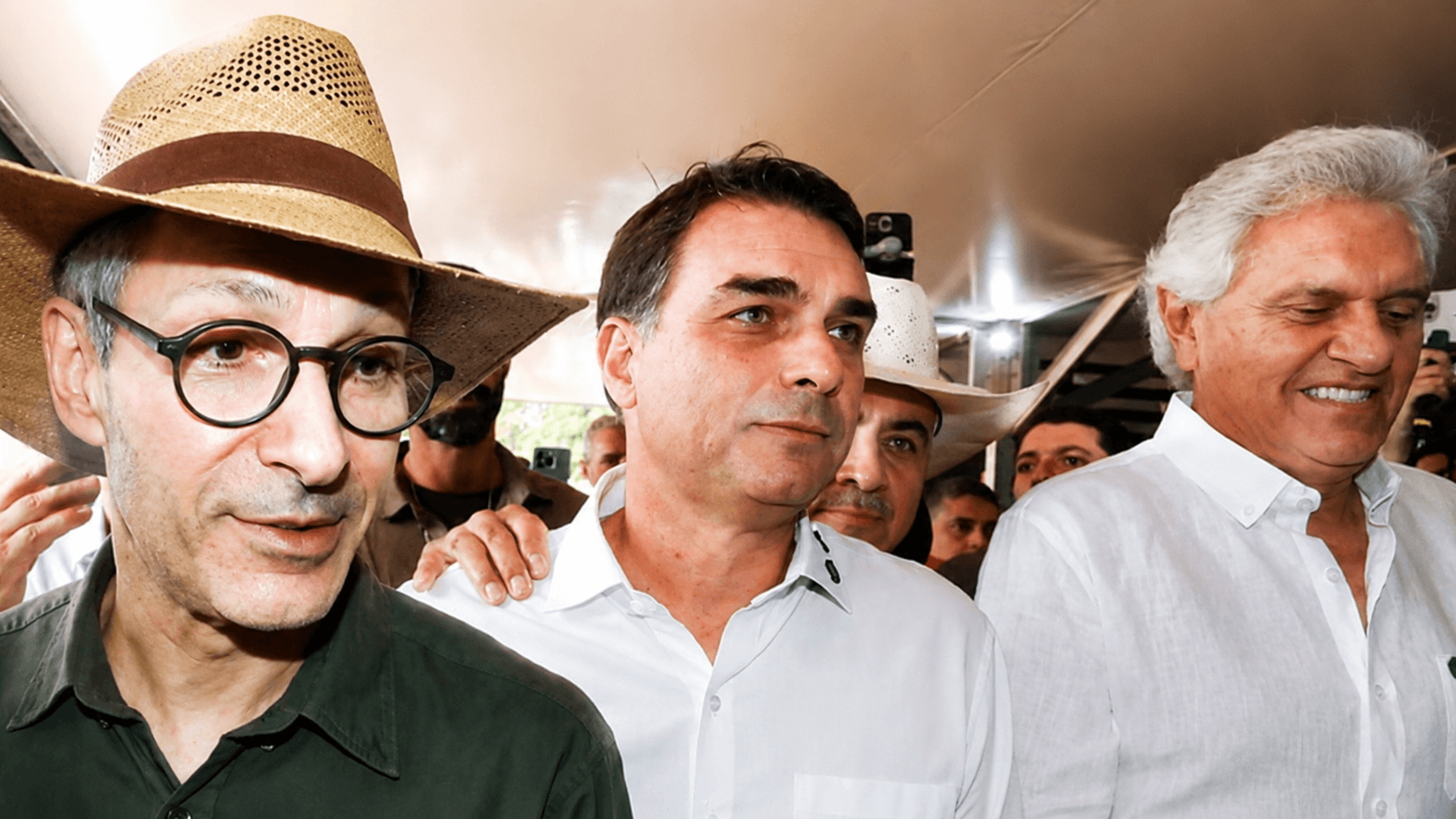 Flávio e Zema ainda buscam vice enquanto Caiado fecha chapa com Kassab