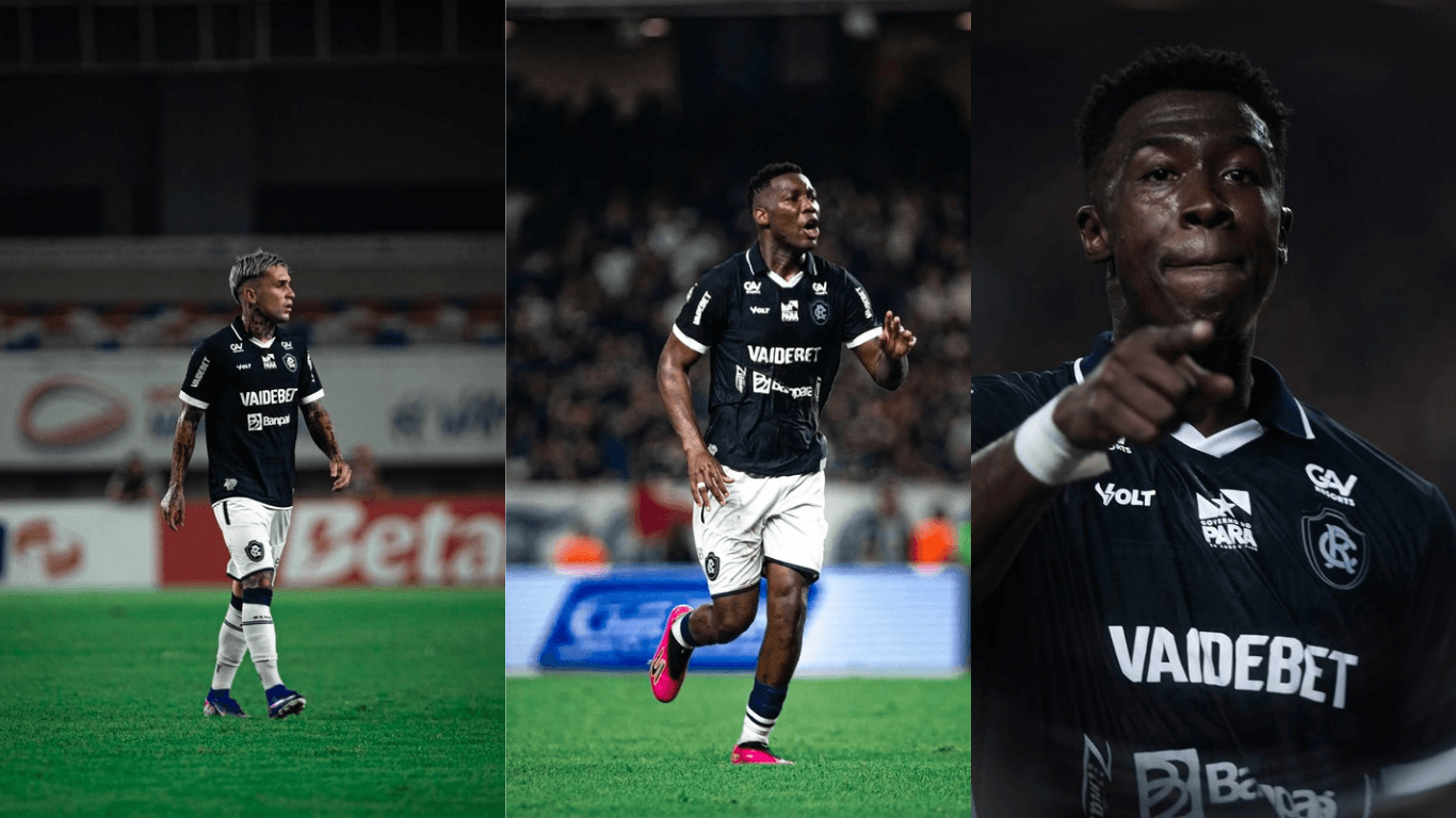 Clube do Remo oficializa a saída de Diego Hernández, Patrick de Paula e João Pedro