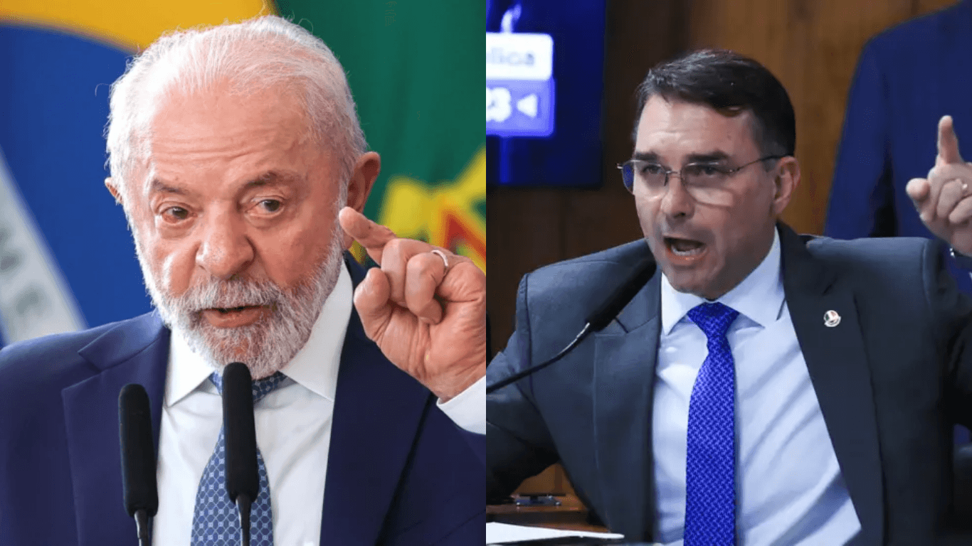 Pesquisa Atlas mostra Lula com 48,8% e Flávio Bolsonaro com 42,3% no segundo turno