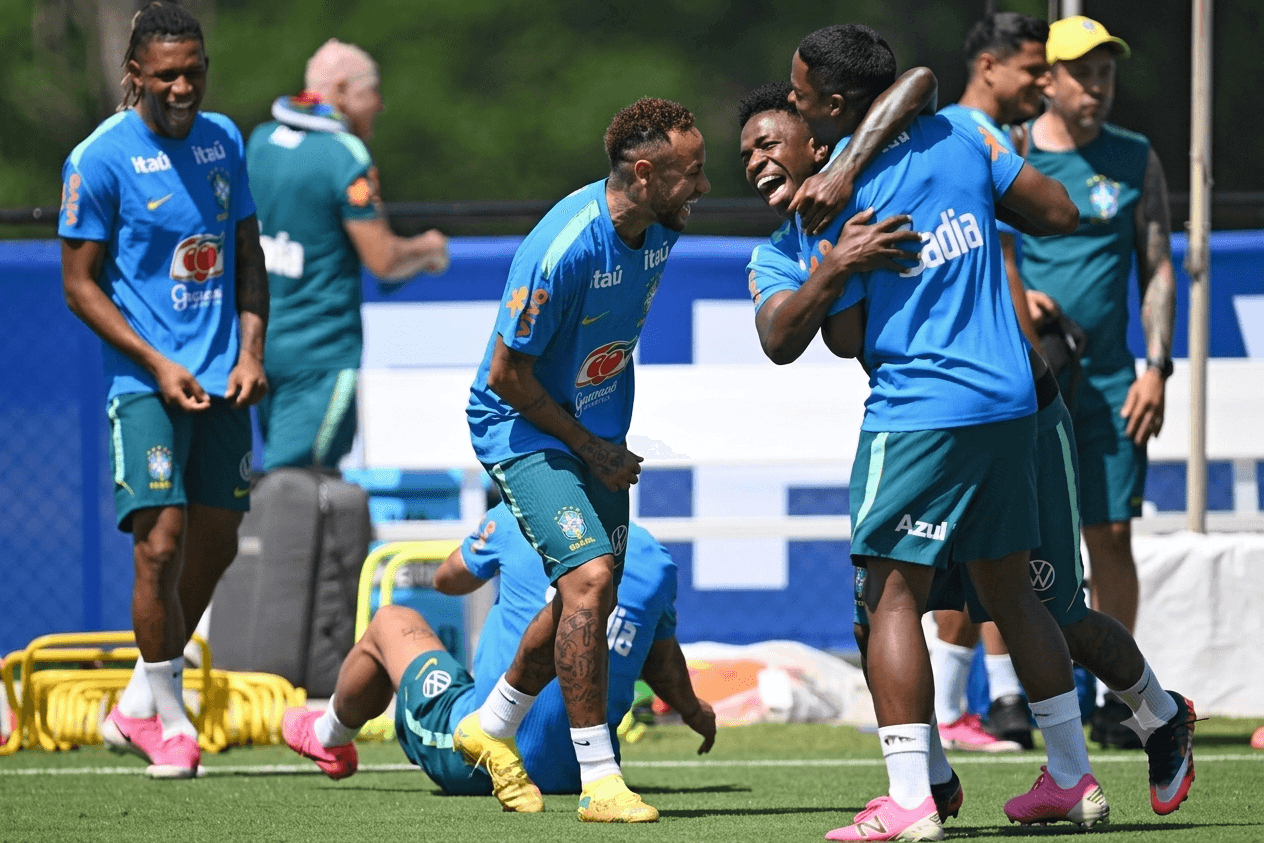 Seleção Brasileira treina em Nova Jersey com desfalques de Raphinha, Paquetá e Rayan