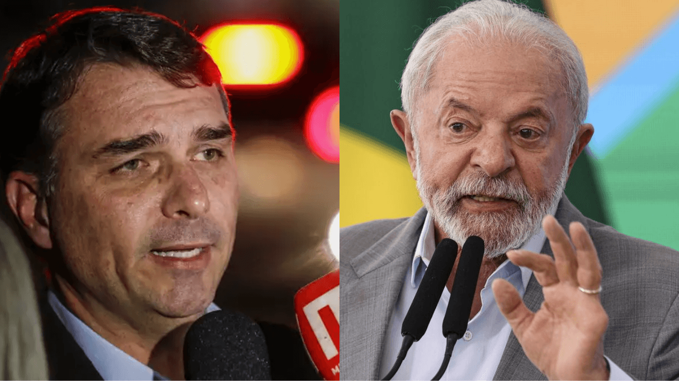Flávio Bolsonaro desembarca nos EUA e critica Lula: 'Enquanto ele mostra o dedo do meio, vim defender os brasileiros'