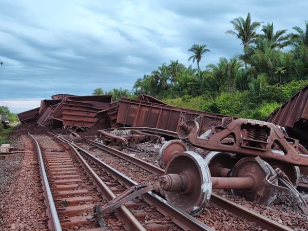 Descarrilamento de trem da Vale interrompe Ferrovia Carajás e expõe vulnerabilidade de corredor estratégico