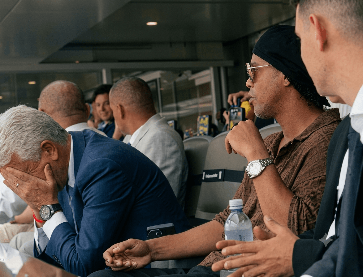Veja a reação de Ronaldinho, Roberto Carlos, Cafu e Bebeto após pênalti perdido por Bruno Guimarães
