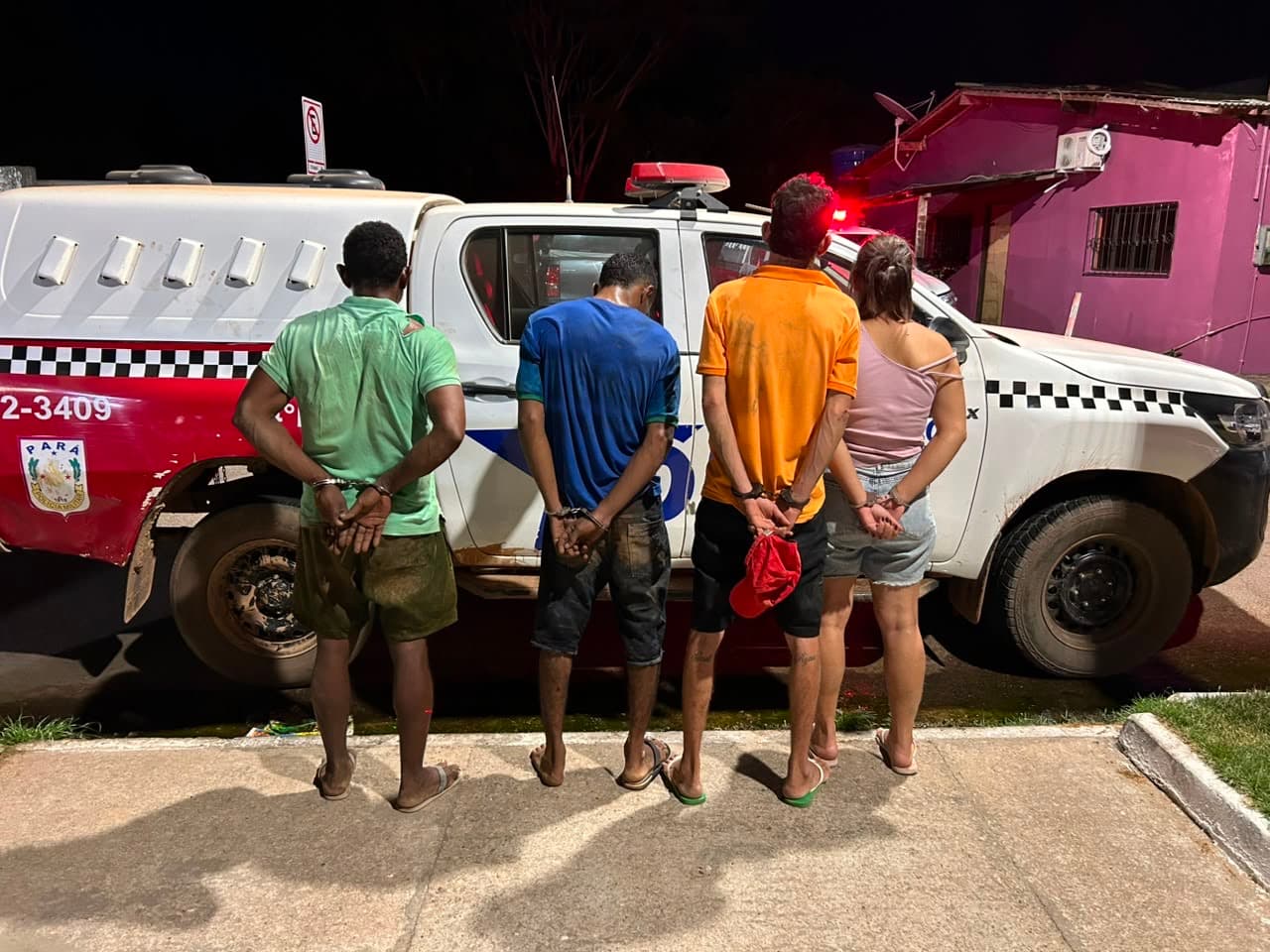 PM prende quatro em operação contra o tráfico em Marabá; suspeito tentou subornar policiais com R$ 10 mil