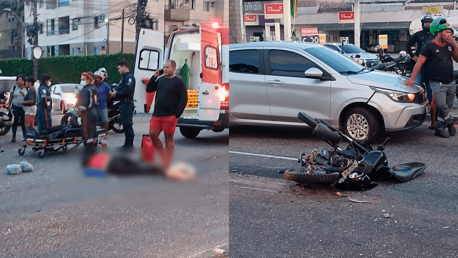 Conversão irregular termina em morte de passageira de motocicleta na avenida Mário Covas