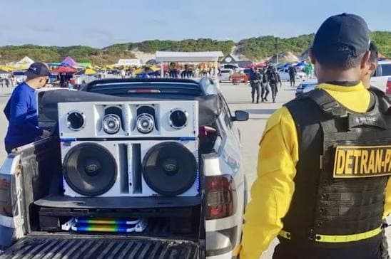 Som automotivo é proibido na Praia do Atalaia em Salinópolis; saiba o motivo