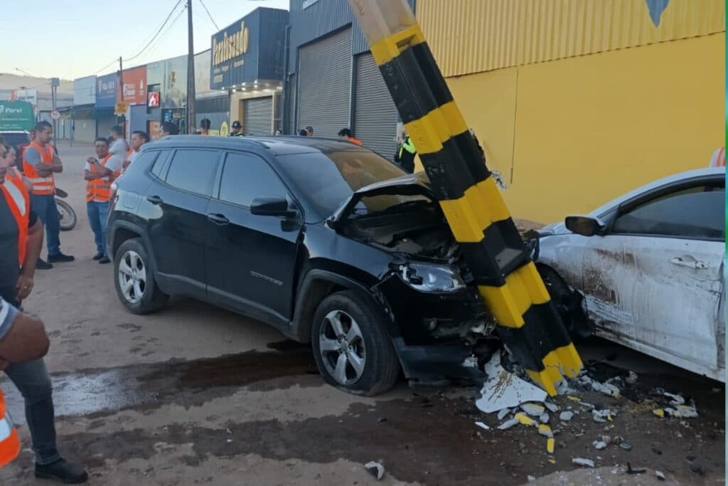 Acidente na PA-160 deixa vários veículos danificados em Parauapebas