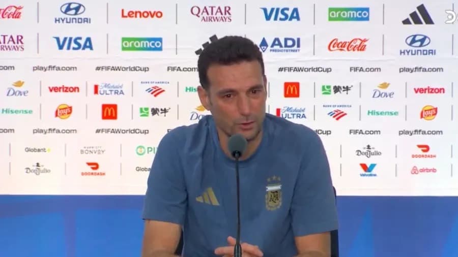 Lionel Scaloni chora em coletiva e deixa futuro na Seleção da Argentina em aberto