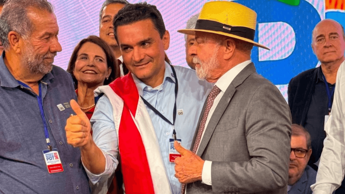 Pré-candidato ao senado, Celso Sabino participa de convenção nacional do PDT ao lado de Lula em Brasília