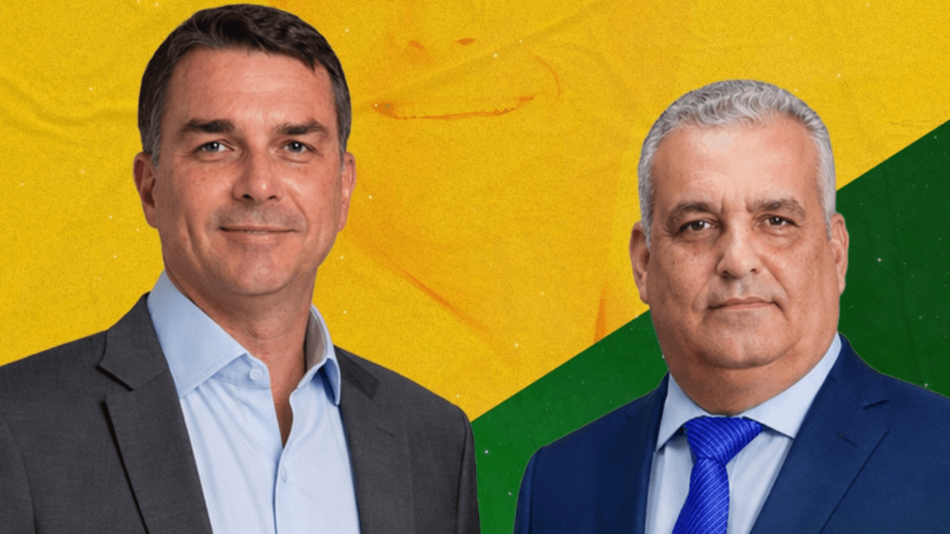 Flávio Bolsonaro anuncia Alfredo Gaspar como candidato a vice-presidente na chapa do PL