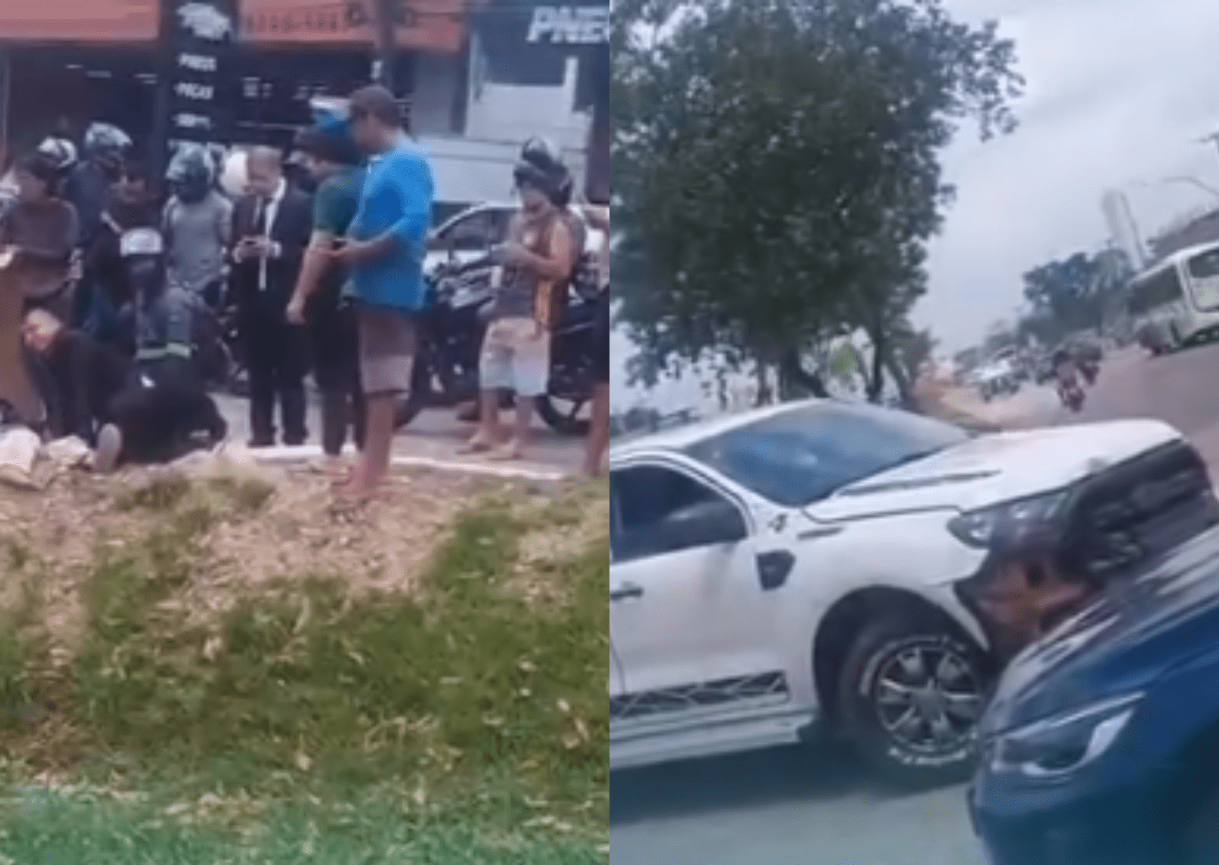 Motociclista sofre acidente e deixa trânsito lento na BR-316, em Marituba