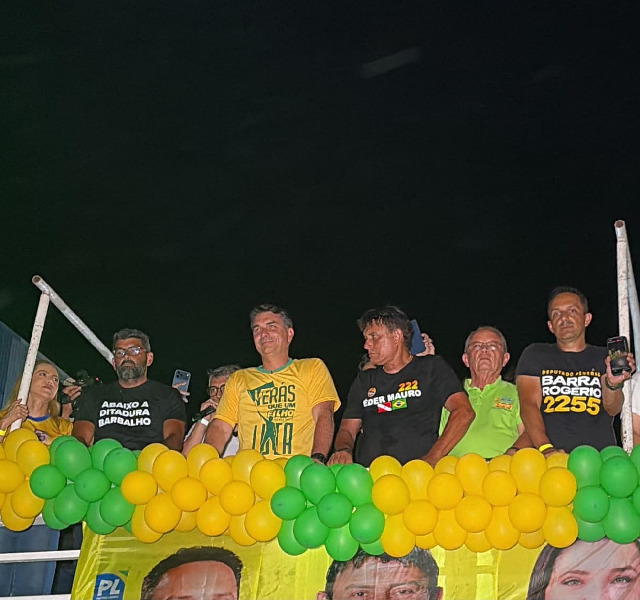 Direita se reúne em Belém com Flávio Bolsonaro, Daniel Santos e Éder Mauro