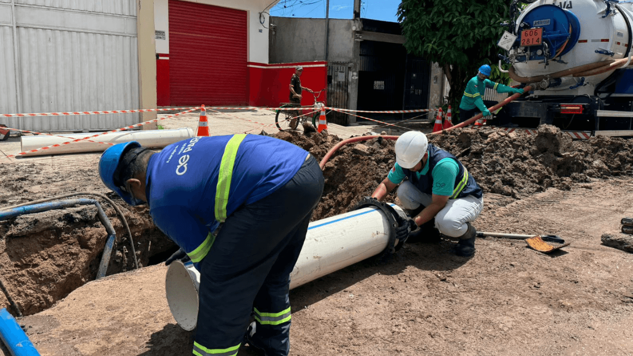Abastecimento de água segue interrompido em bairros de Belém após vazamento na Batista Campos