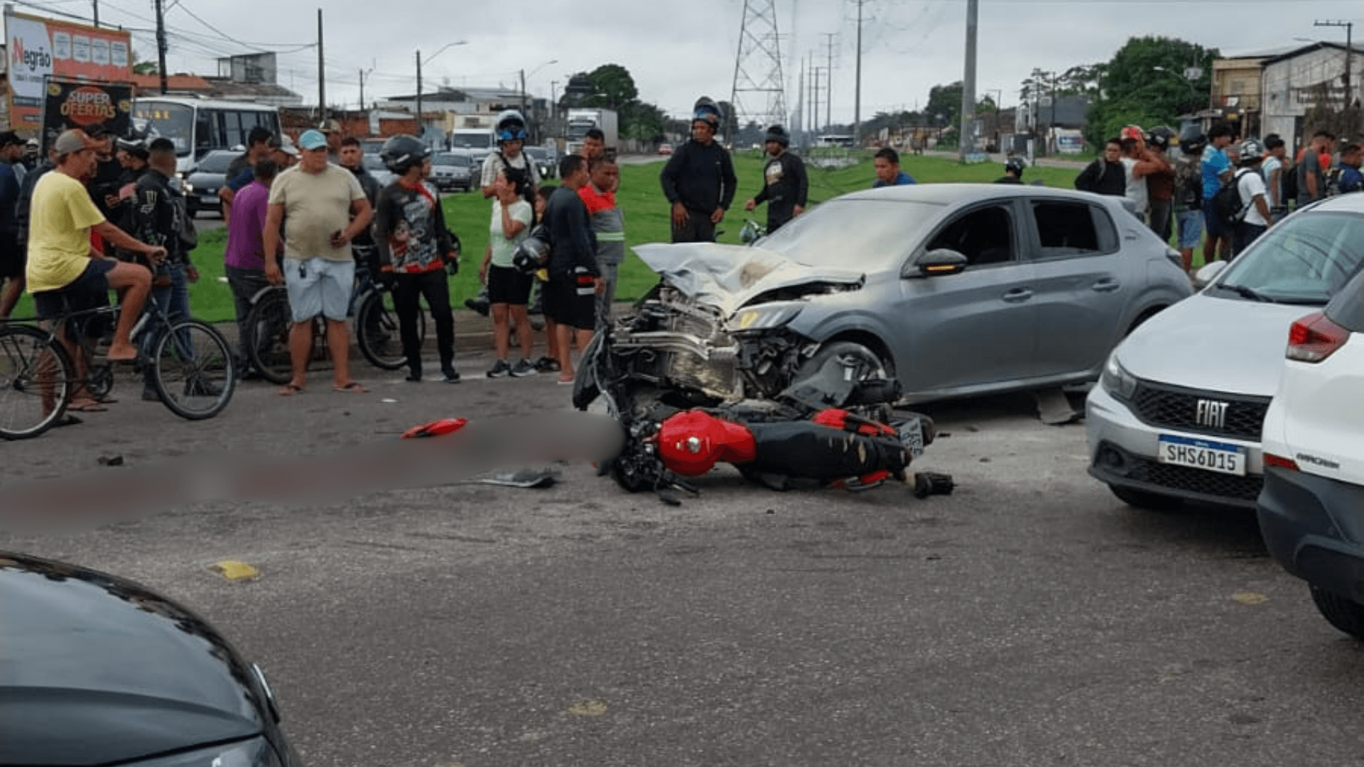 Acidente deixa uma vítima fatal na Av. Independência, em Ananindeua