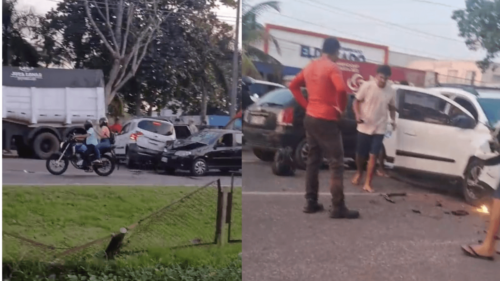 Acidente entre veículos é registrado em Marituba, nesta sexta, 12