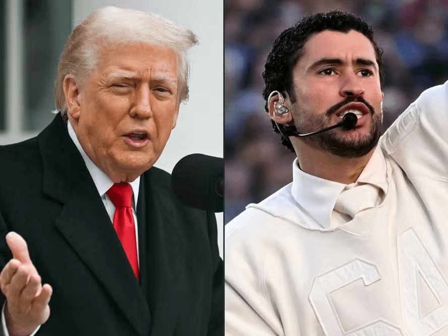 “Afronta à grandeza americana”: Trump critica apresentação de Bad Bunny no Super Bowl e web reage